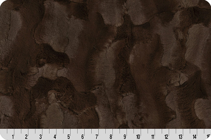 Luxe Cuddle - Hide, Chocolate - 2yd cut
