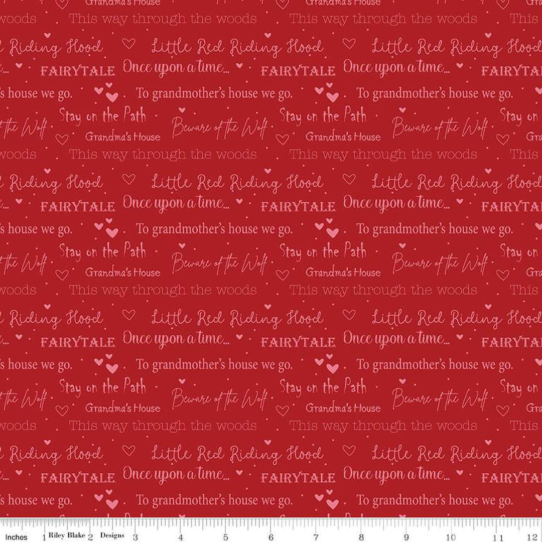 To Grandmother's House - Little Red Storybook, Berry - C14375-BERRY