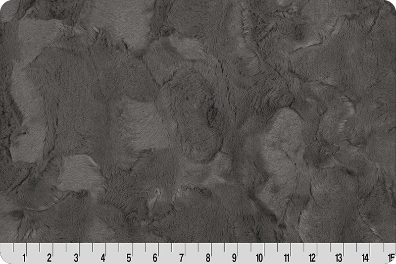 Luxe Cuddle - Hide, Charcoal - 2yd cut