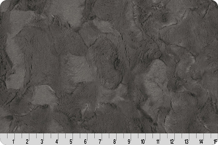Luxe Cuddle - Hide, Charcoal - 2yd cut