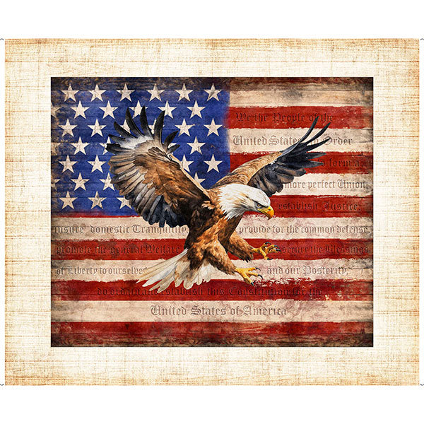 Panel 413 - Patriot - American Eagle Flag