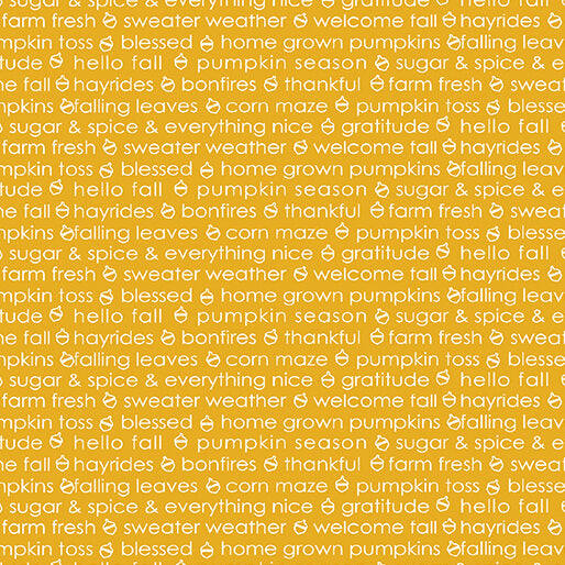 Hello Pumpkin - Autumn Sentiment, Gold - 16289-33