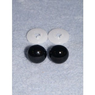 Animal Eyes 2 pairs - 12mm, Black & Orange