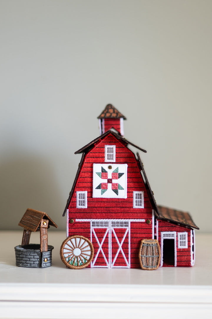 Kit 1244 - Homestead: Vol. 1 Prairie Barn - Machine Embroidery