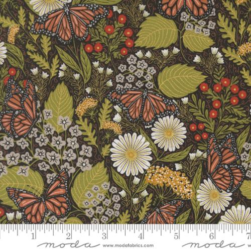 Bee Garden - Metallic Summer Butterfly, Black - 48412-21M
