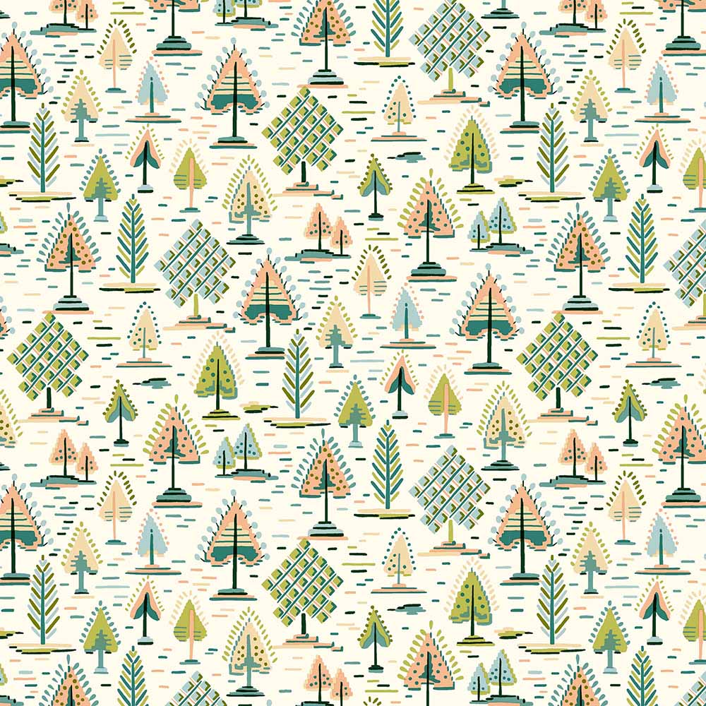 Liberty Tree of LIfe - Arabella Tapestry, Canopy Greens - 01667376A - Liberty Fabrics