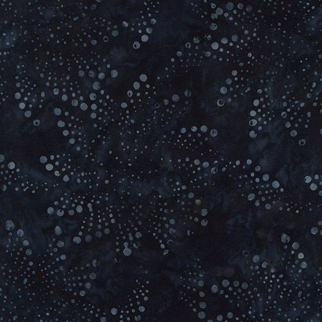 Cedar & Sleighbells - Floral Fireworks, Midnight - Tonga-B8164 - Judy & Judel Niemeyer of Quiltworx