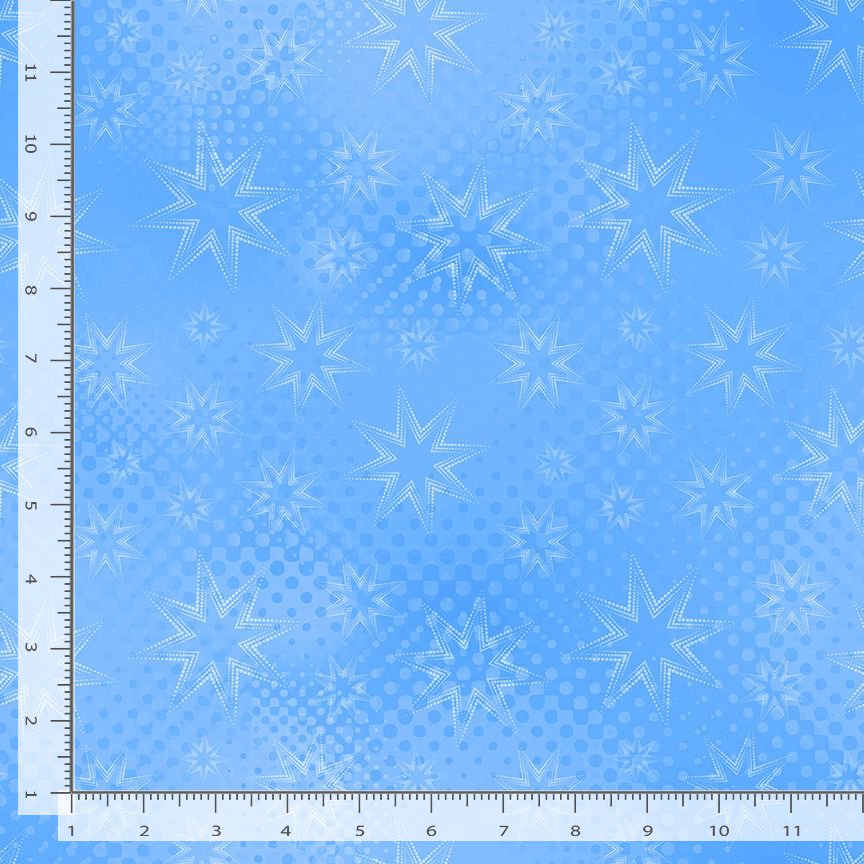 Colorstock - Dot Dot Stars, Sky - JN-C2969 SKY