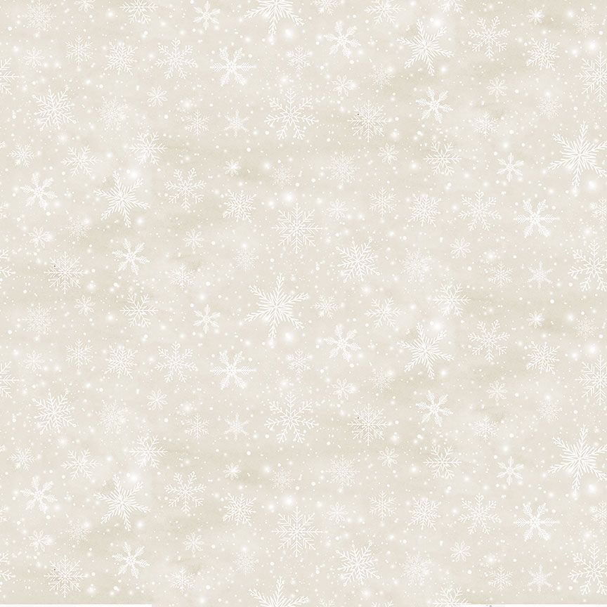 Winter Wonderland - Snowflakes, Natural - KATIE-CD3700