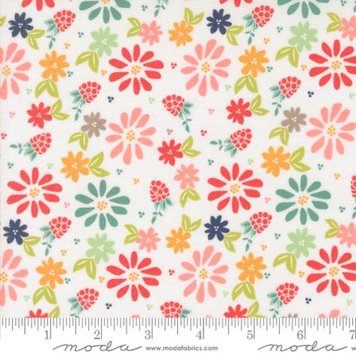 Raspberry Summer - Spring Berries, Cloud - 37690-11