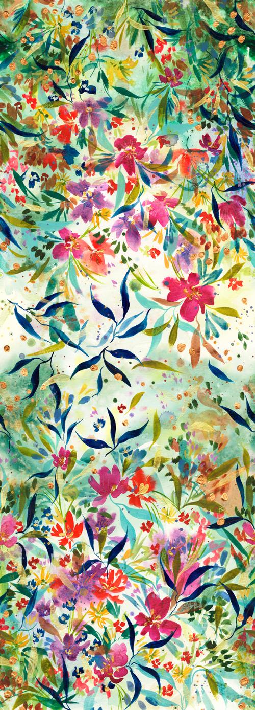 Coming Up Roses - Fleur Amour Ombre, Rainbow - 39790-11