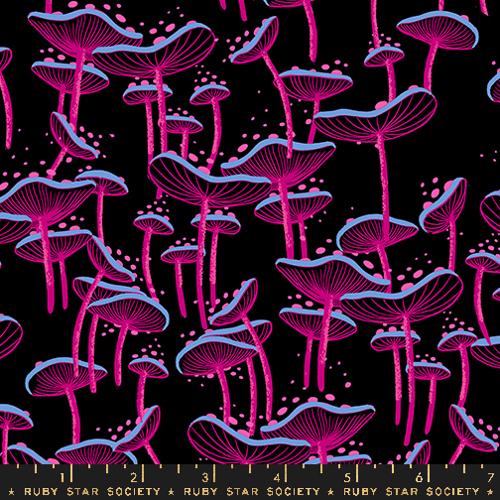 Glow Garden - Fungi, Black - RS2115-17