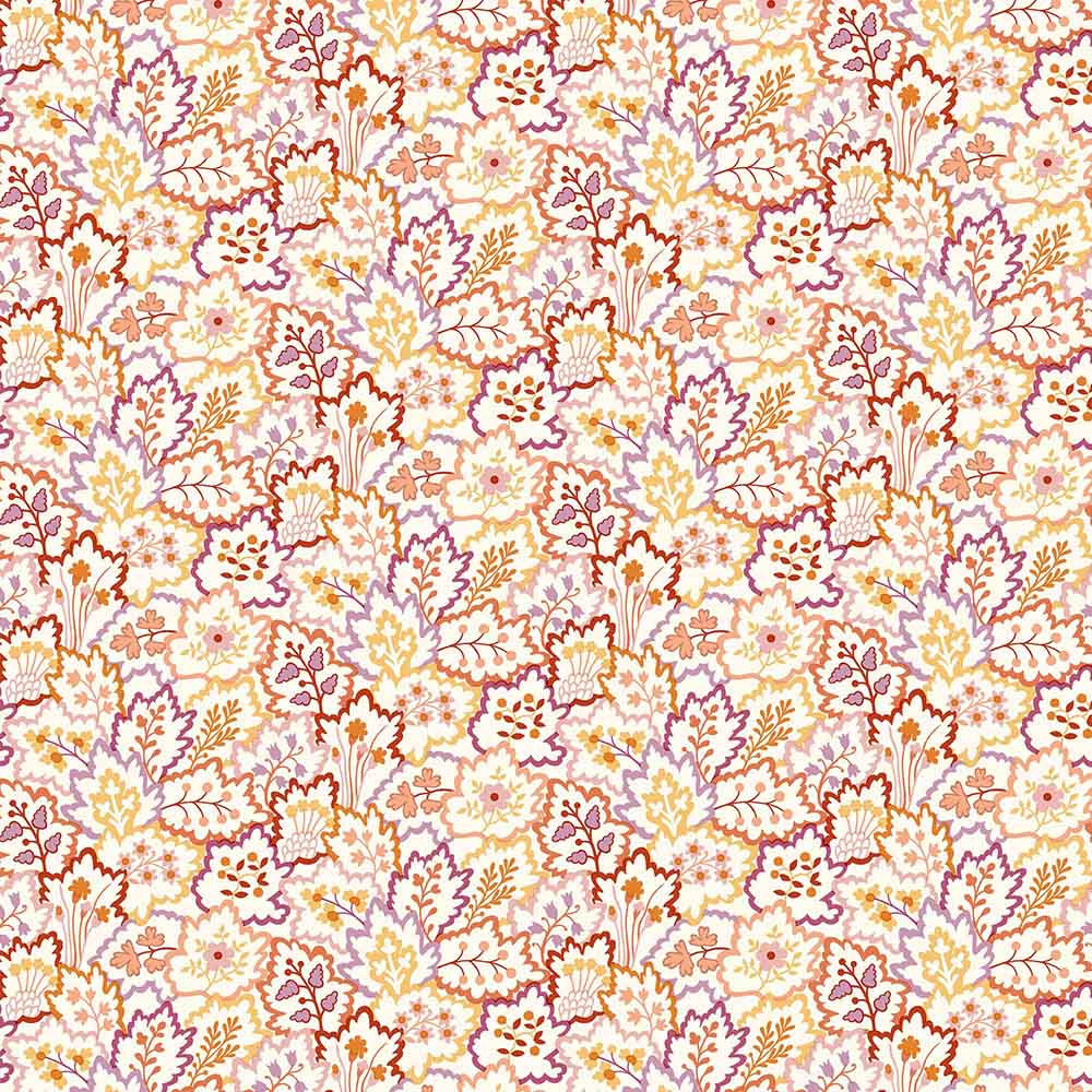 Liberty Tree of LIfe - Cascading Leaves, Berry Botanicals - 01667379C - Liberty Fabrics