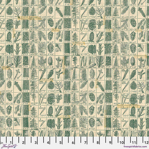 Holidays Past -  Pine Chart, Green - PWTH204.Green