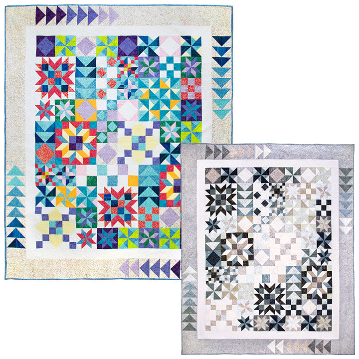 Kit 1195 Symphony BOM Quilt - Bright Colorway