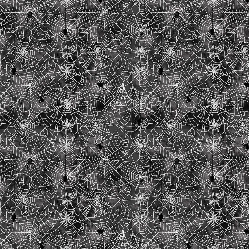 Pick Your Poison - Spider on Web, Grey - WICKED-CD3599