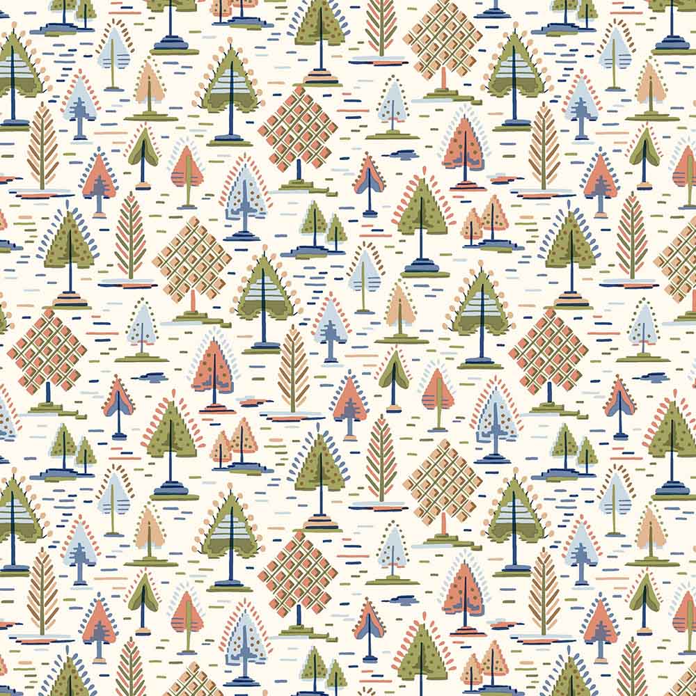 Liberty Tree of LIfe - Arabella Tapestry, Woodland Pastels - 01667376B - Liberty Fabrics