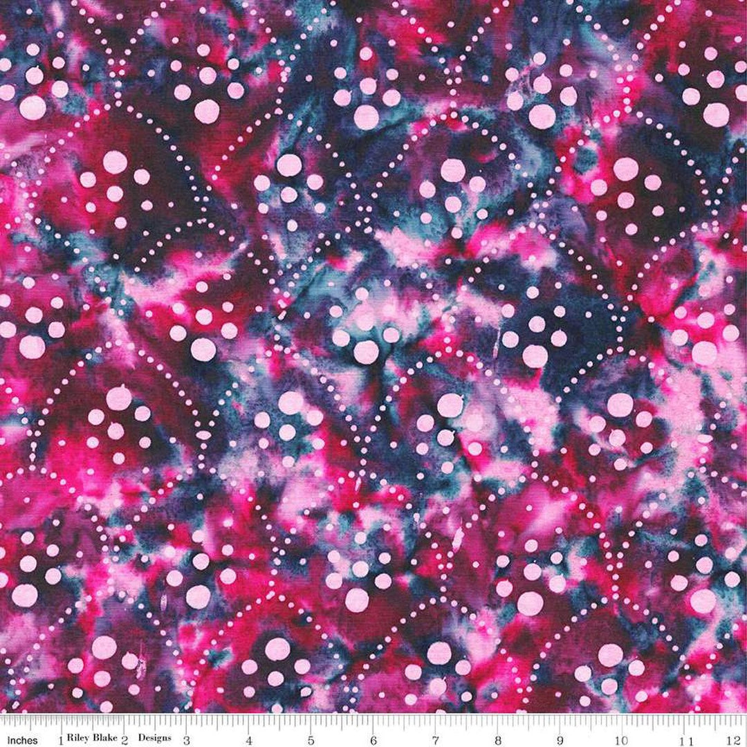 A Nod To Mod - Berry Persimmon - BT23064-208 - Expressions Batiks