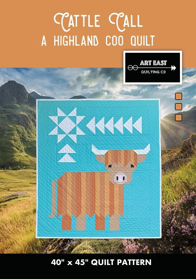 Cattle Call A Highland Coo Quilt Pattern