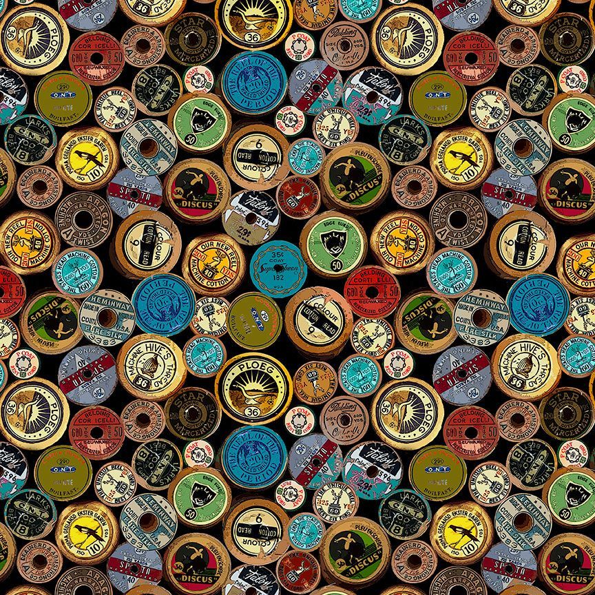 Sew Far Sew Good - Antique Spool Labels, Multi - SEW-CD3354