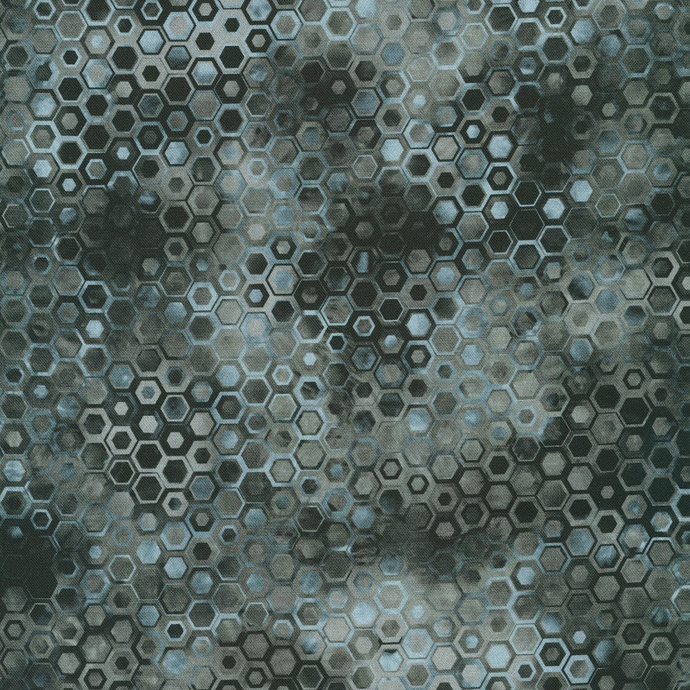 Phantasma - Textured Hexagons, Chalkboard - SRKD-22694-453 CHALKBOARD