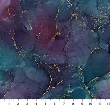 Midas Touch - Multi Texture, Plum/Teal - DM26833-28