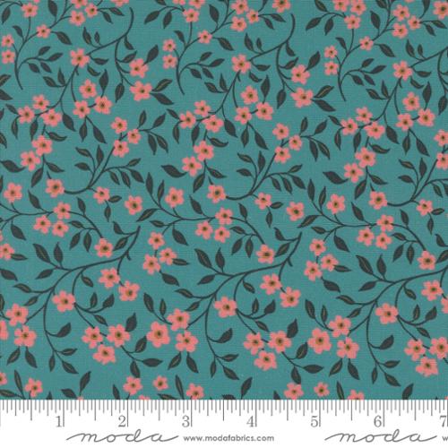Sagewood -  Dogwood, Teal - 11953-17