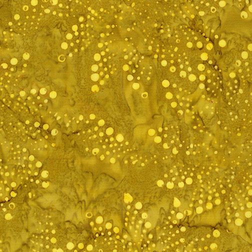 Cedar & Sleighbells - Floral Fireworks, Brass - Tonga-B8164 - Judy & Judel Niemeyer of Quiltworx