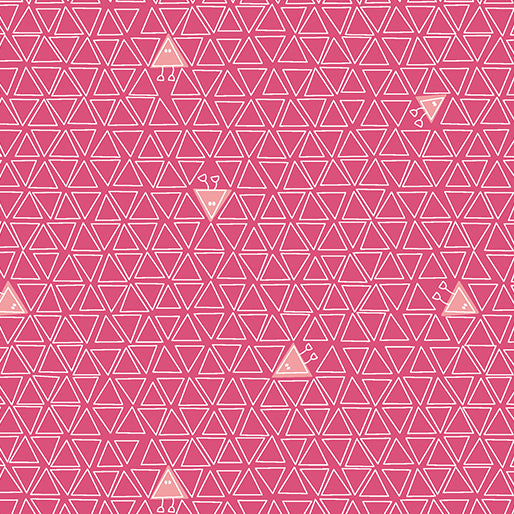 Robo Boogie - Triangles, Medium Fuchsia - 16204-22