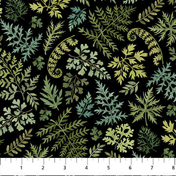 Wild Harvest - Small Fern, Black - DP27513-99