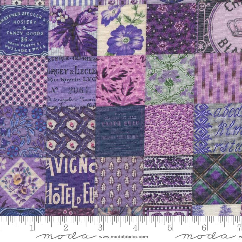 Curated In Color - Patchwork, Purple - 7461-17