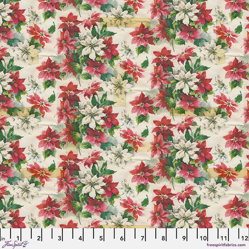 Holidays Past -  Poinsettia Print, Multi - PWTH201.Multi