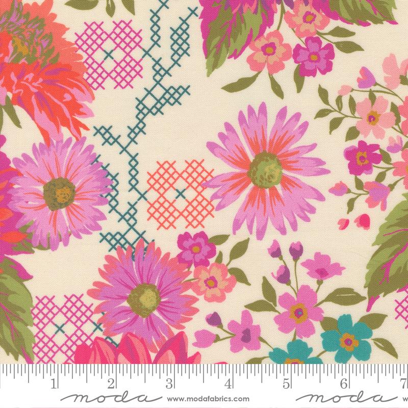 Parlor - Happy Blooms, Cream - 11960-11