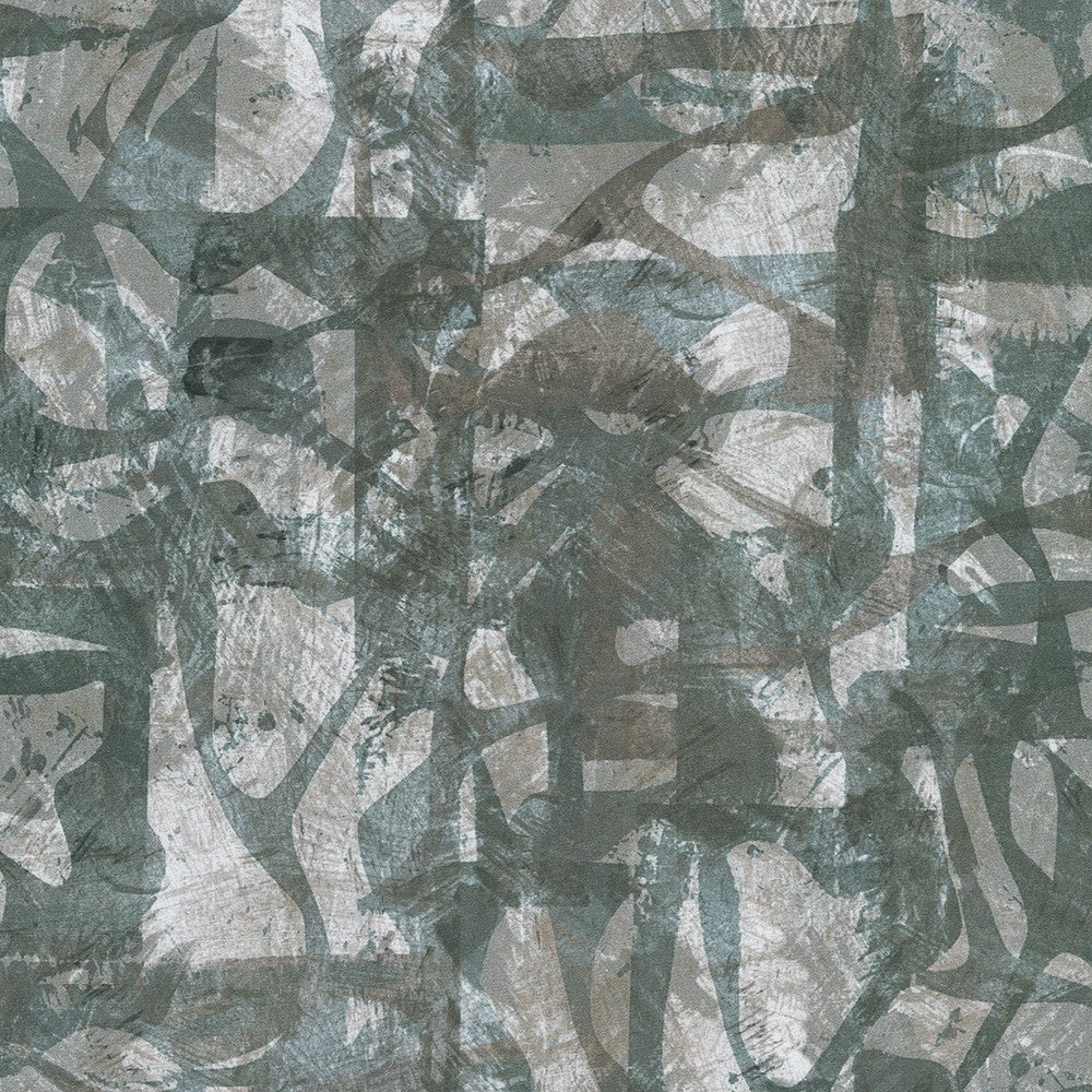Industrial Imprints - Layered Shapes, Fog - ANJD-22863-336 - Wishwell