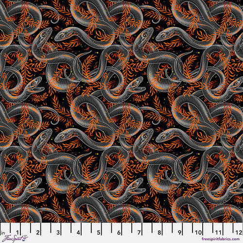 Costumes and Cobwebs - Sneaky Snakes, Black - PWRH123.BLACK