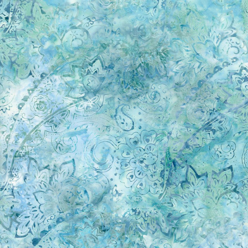 Juniper - Fashion Floral, Lagoon - Tonga-B4382