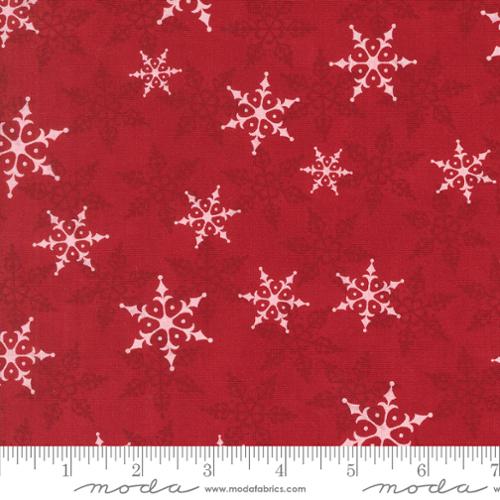 Winter Friends - Falling Snow, Berry Red - 56134-17