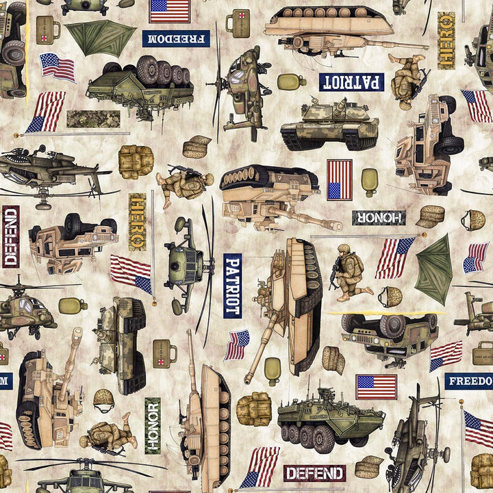 Patriot - Army Allover, Tan - 30937-A