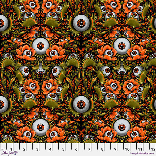 Costumes and Cobwebs - Venus Eye Trap, Orange - PWRH127.ORANGE