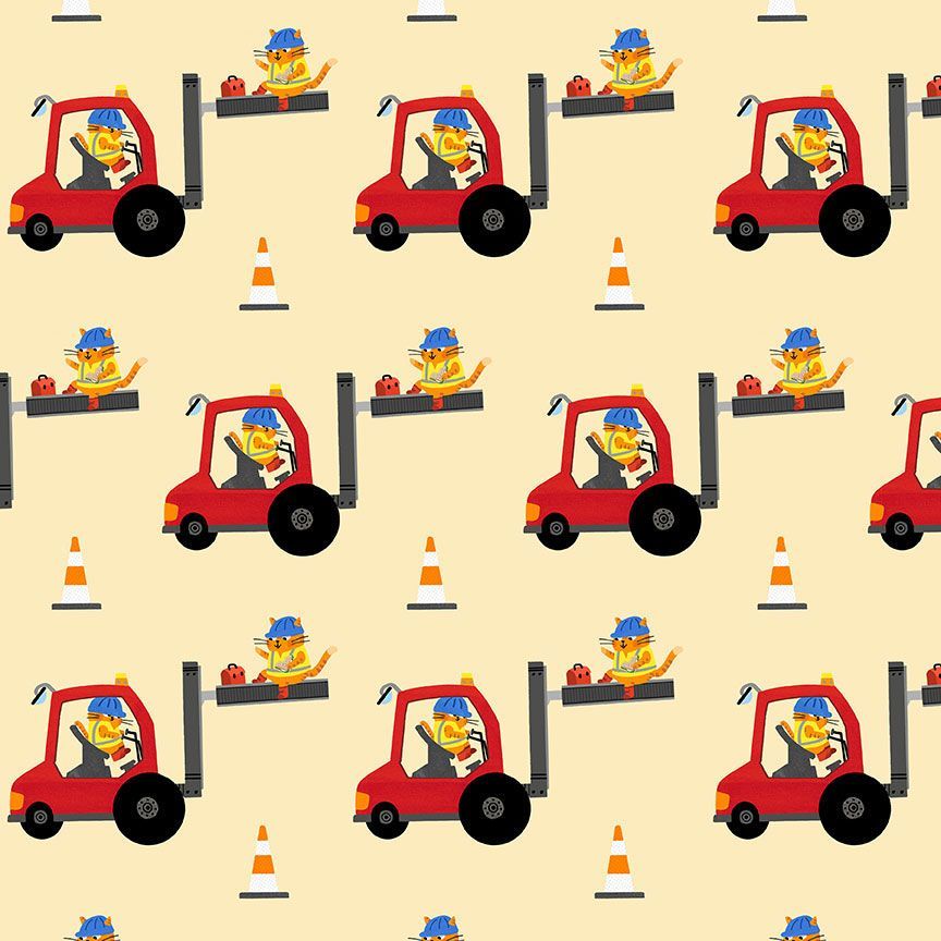 Cats at Work - Forklift Felines, Nugget - DLW3196