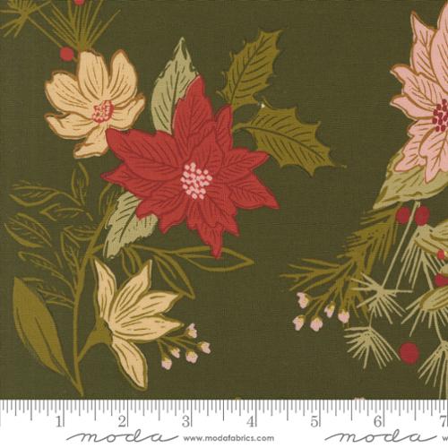 Old World Yuletide - Festive Florals, Pine - 45620-22M