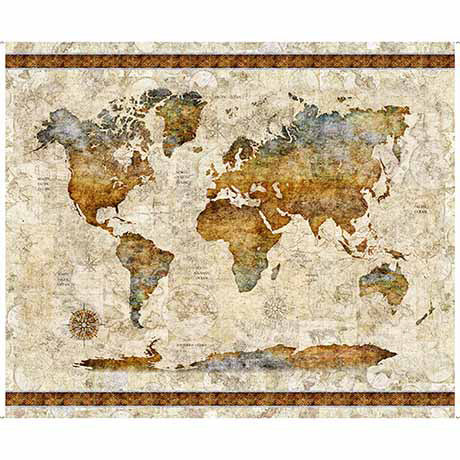 Panel 391 - Globetrotters - Map