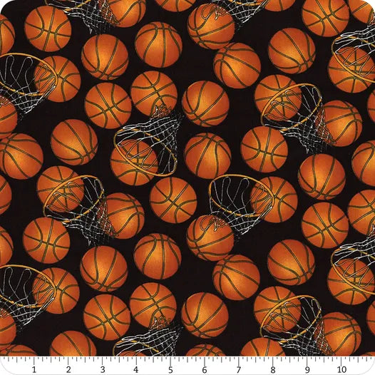 Fitness Fanatic - Basketball and Hoops, Black - GM-CD5814