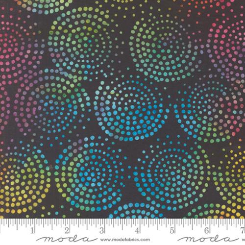 Echo Batiks - Swirl, Rainbow Midnight - 4369-33