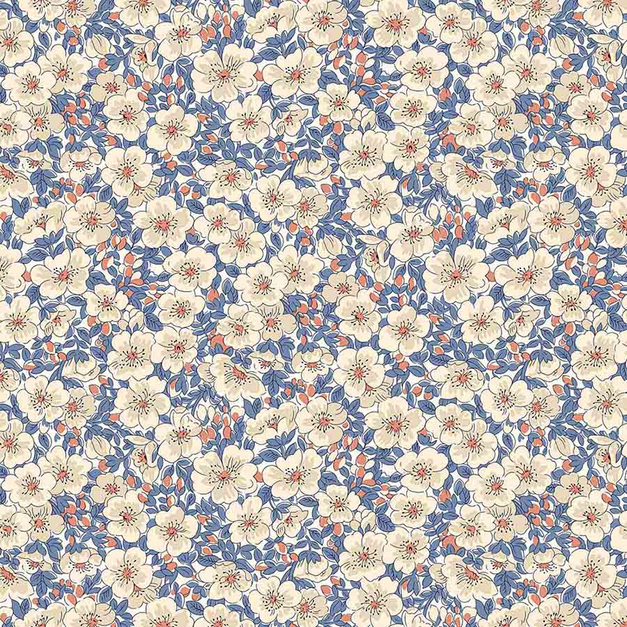 Liberty Tree of LIfe - Dina Blossom, Woodland Pastels - 01667375D - Liberty Fabrics