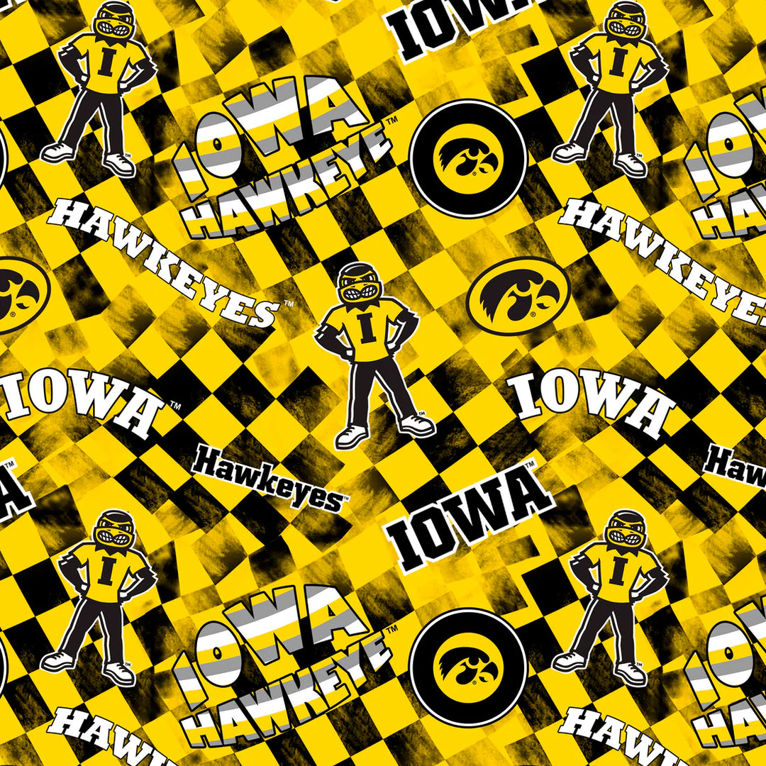 College-NCAA - Check Allover, University of Iowa - IA-1370