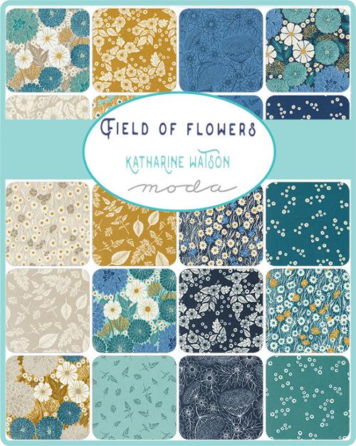 Moda Candy Mini Charm Pack - Field of Flowers - 42  2 1/2" squares