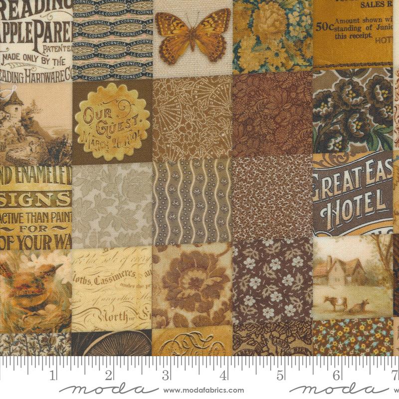Curated In Color - Patchwork, Brown - 7461-19