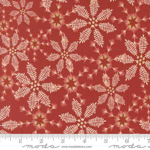 Old World Yuletide - Snowflakes, Poinsettia - 45624-18M