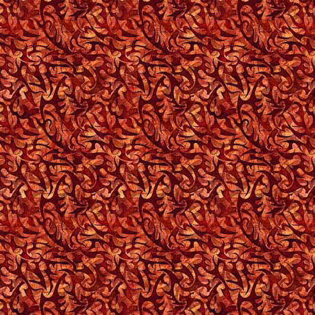 Wizards and Warriors - Flame Geo, Rust - 30243-T